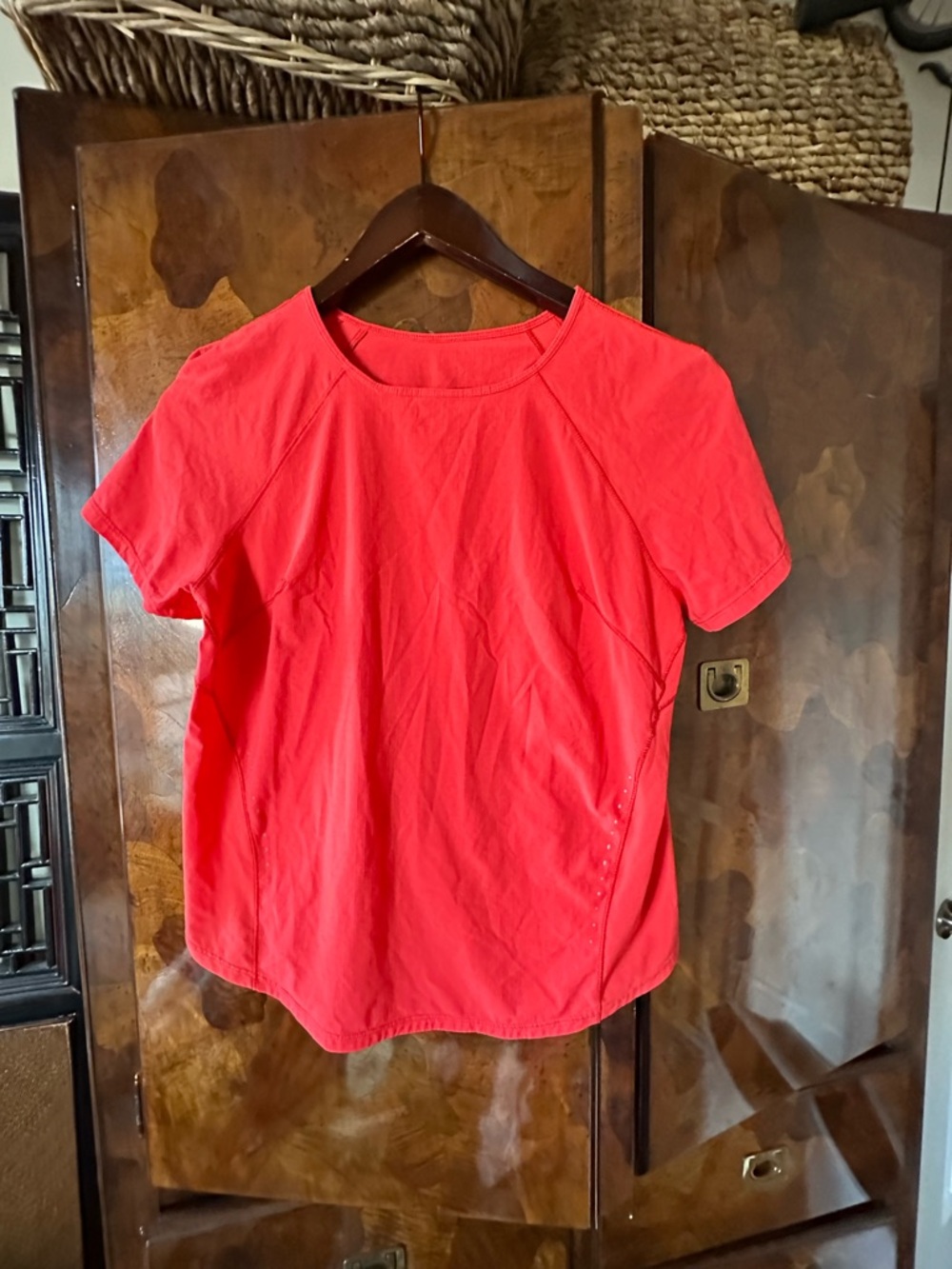 lululemon athletica Short Sleeve Active Tee in Bright Red